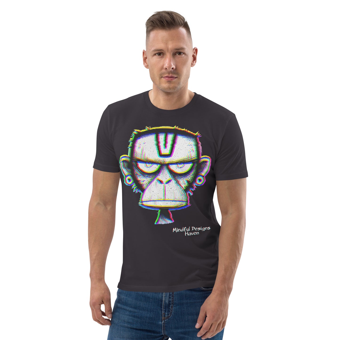 Angry Ape - Trippy Eye-Catching Energetic Ape Sketch - Perfect Gift or Present for Yourself or a Loved One.