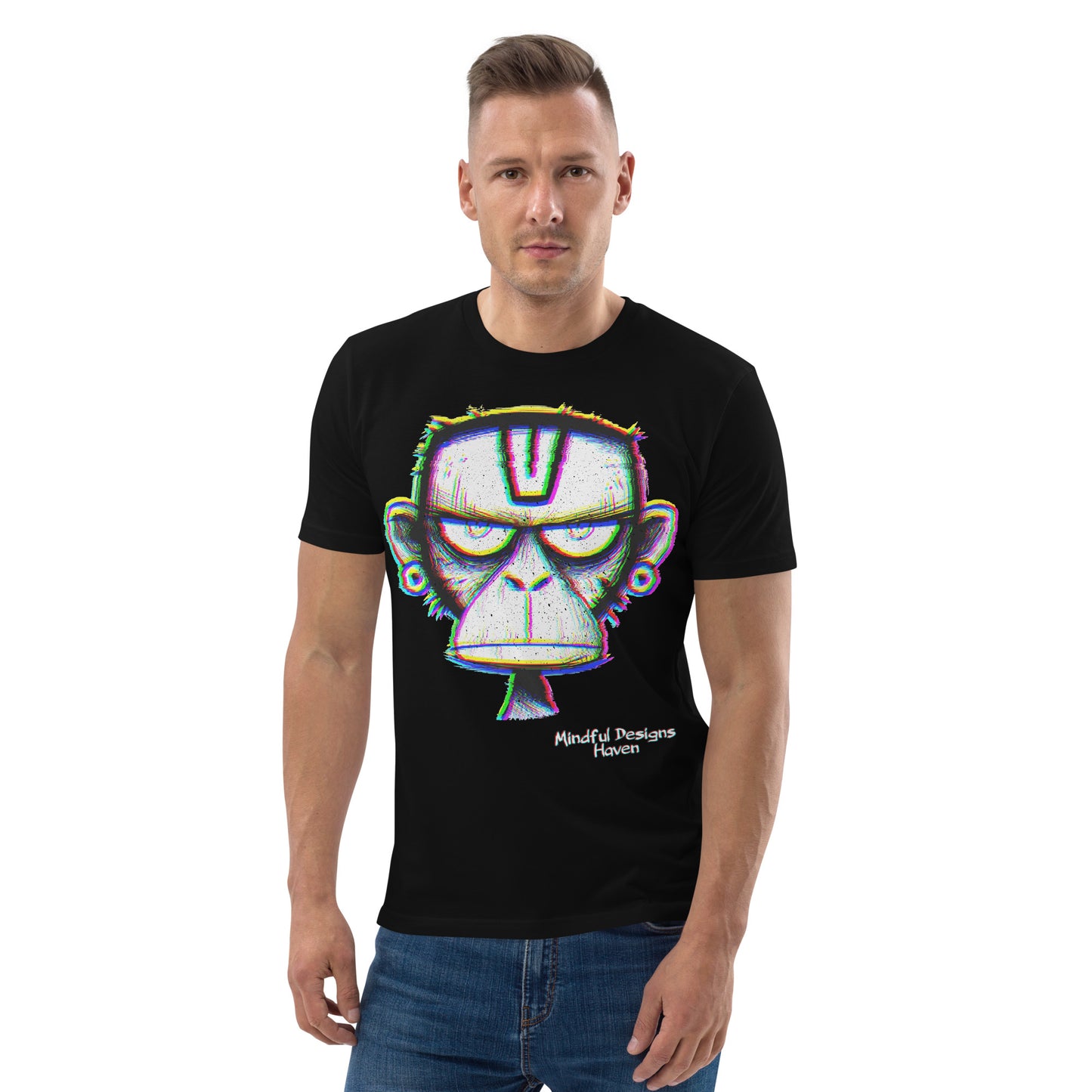 Angry Ape - Trippy Eye-Catching Energetic Ape Sketch - Perfect Gift or Present for Yourself or a Loved One.