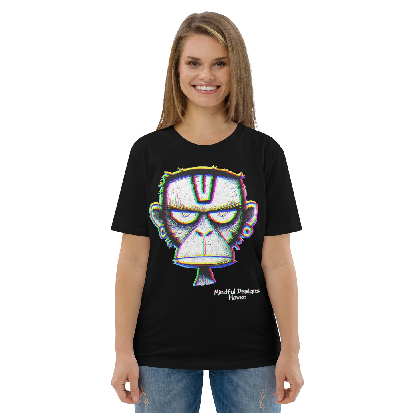 Angry Ape - Trippy Eye-Catching Energetic Ape Sketch - Perfect Gift or Present for Yourself or a Loved One.