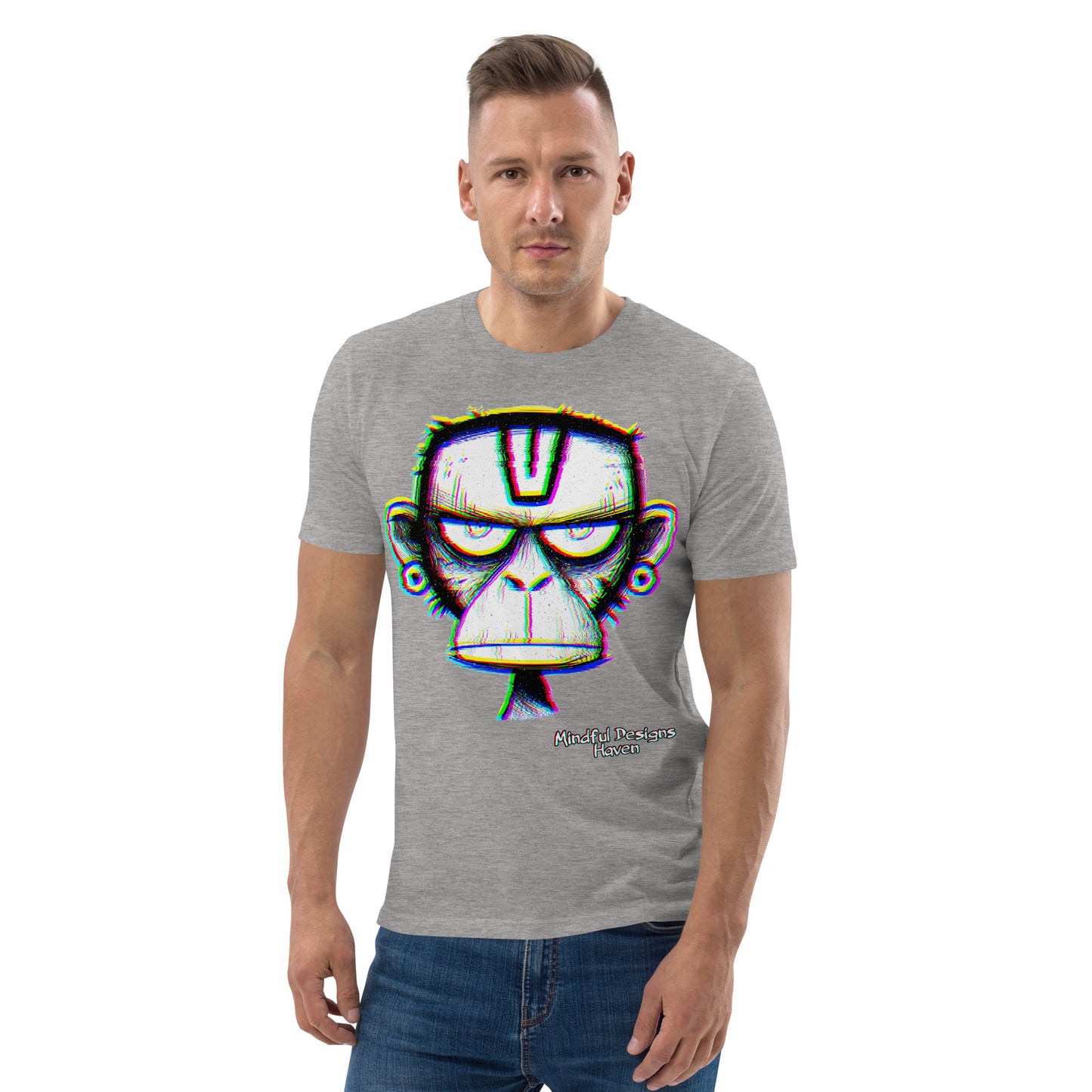 Angry Ape - Trippy Eye-Catching Energetic Ape Sketch - Perfect Gift or Present for Yourself or a Loved One.
