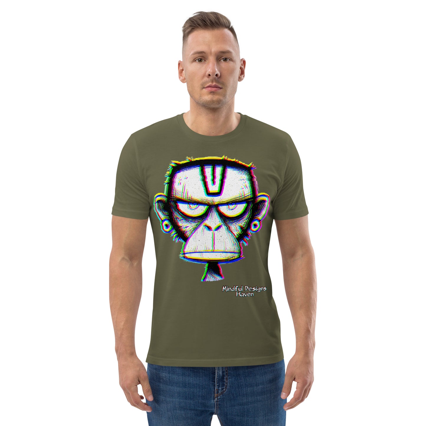 Angry Ape - Trippy Eye-Catching Energetic Ape Sketch - Perfect Gift or Present for Yourself or a Loved One.