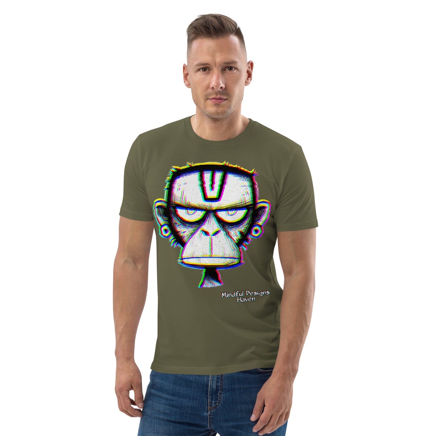 Angry Ape - Trippy Eye-Catching Energetic Ape Sketch - Perfect Gift or Present for Yourself or a Loved One.