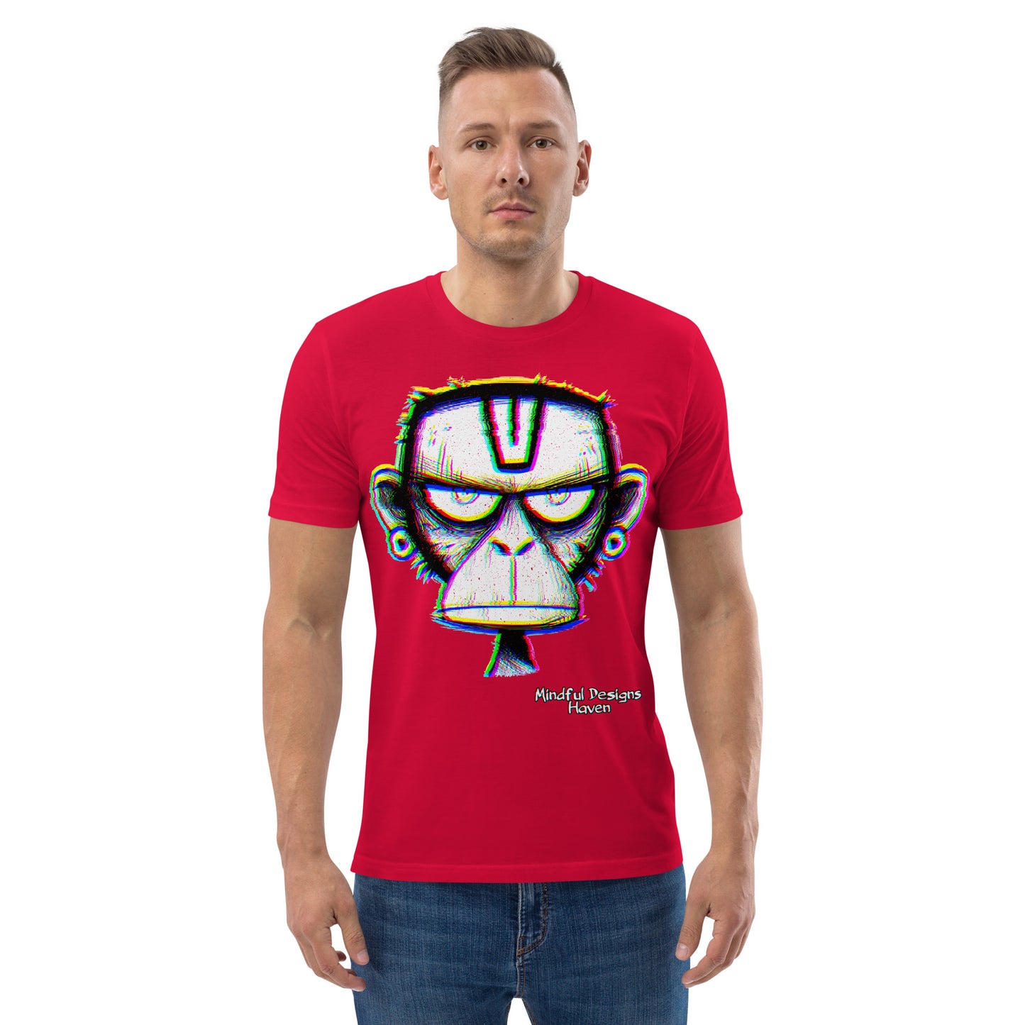 Angry Ape - Trippy Eye-Catching Energetic Ape Sketch - Perfect Gift or Present for Yourself or a Loved One.
