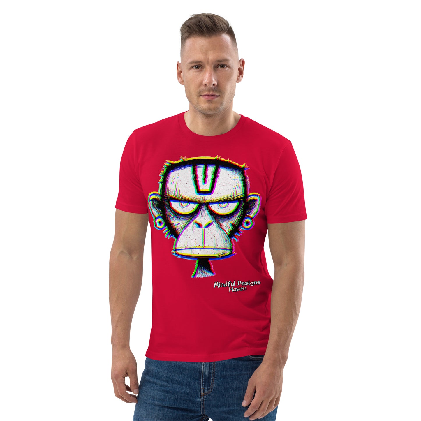 Angry Ape - Trippy Eye-Catching Energetic Ape Sketch - Perfect Gift or Present for Yourself or a Loved One.