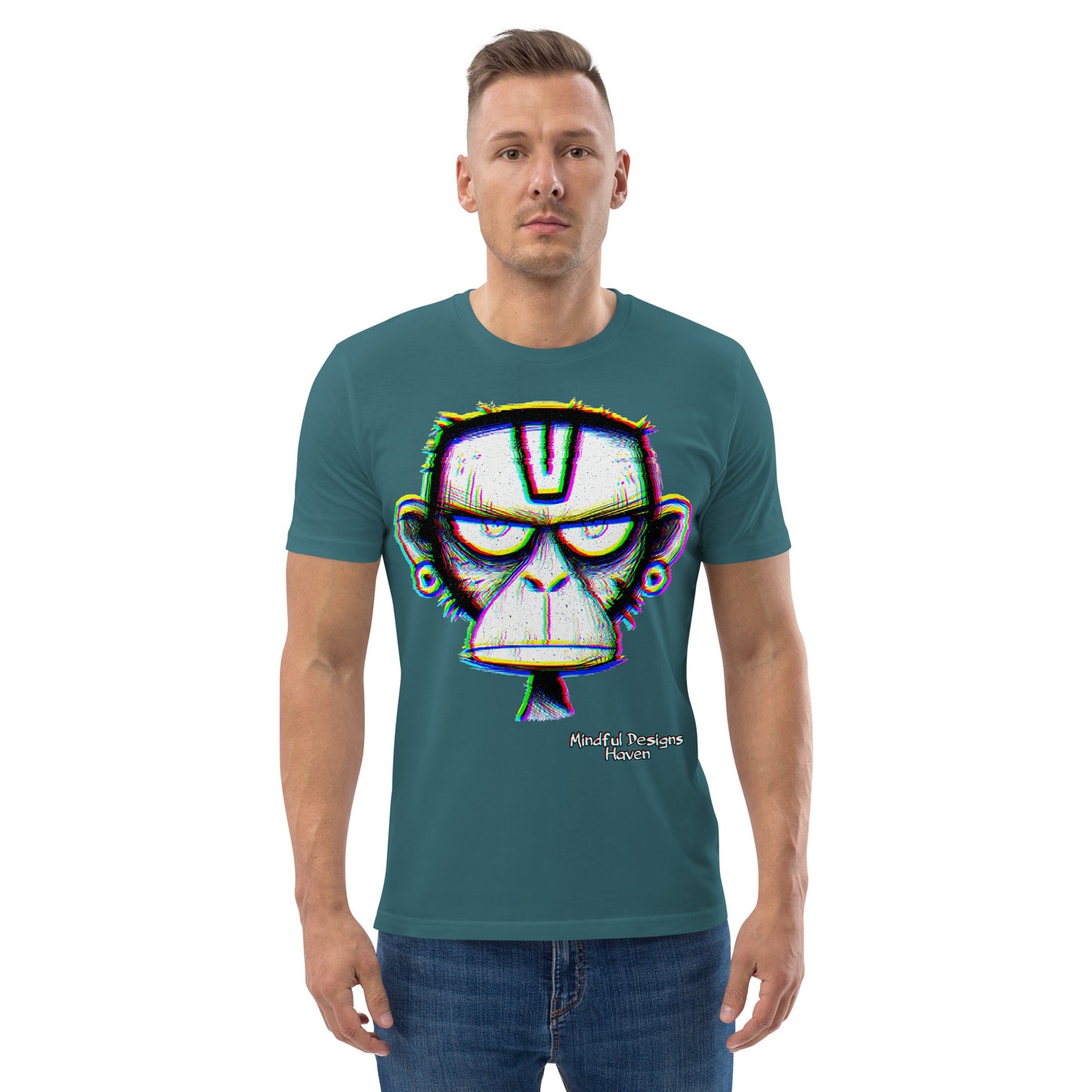Angry Ape - Trippy Eye-Catching Energetic Ape Sketch - Perfect Gift or Present for Yourself or a Loved One.
