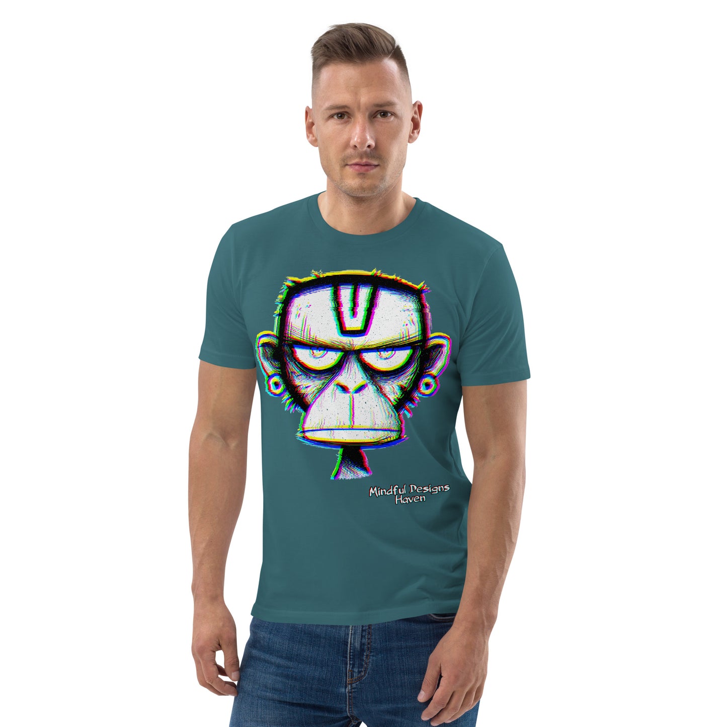 Angry Ape - Trippy Eye-Catching Energetic Ape Sketch - Perfect Gift or Present for Yourself or a Loved One.