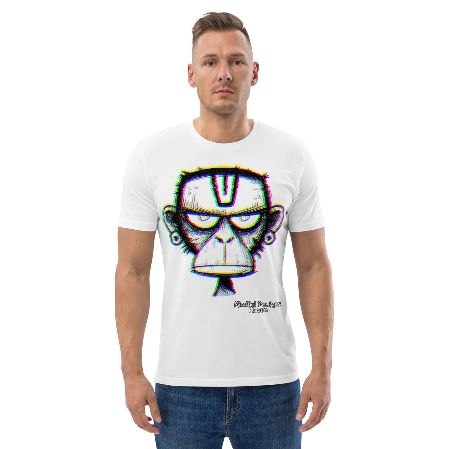 Angry Ape - Trippy Eye-Catching Energetic Ape Sketch - Perfect Gift or Present for Yourself or a Loved One.