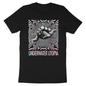 Psychedelic Scuba Sloth T-Shirt - Underwater Utopia