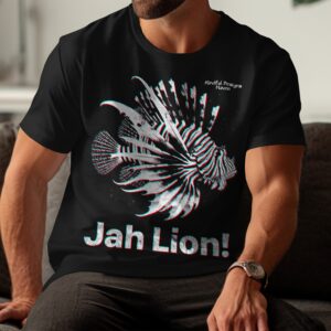 Jah Lionfish Reggae Vibe Graphic T-Shirt