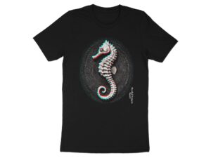 Retro 3D Seahorse T-Shirt | Underwater Utopia Collection