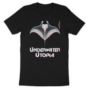 Underwater Utopia 3D Manta Ray Graphic T-Shirt